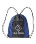 Customizable Eye-Catching Zipper Pocket Drawstring Backpack 14.75" H x 18.5" W