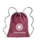 Customizable Lightweight Polyester Drawstring Backpack 16" H x 13" W
