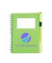 Customizable Spiral Notebook with ID Slot and Pen 7" x 5.38"