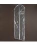 Custom Waterproof PVC Plastic Garment Bag Clear Protection Covers for Wedding Dresses Long Coat