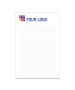 Custom Adhesive Notepads 50 Sheets Ruled Lines Draft Paper Sticky Note Pad