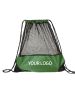 Custom Mesh Bag 12.8"W x 16.14"H Breathable Beach Bag Drawstring Bags for Gym Travel