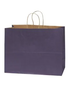 Custom Matte Paper Shopping Bags 16W x 12H Gift Grocery Tote Retail Bag