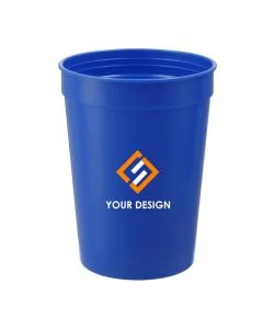Custom 12 Oz. BPA-Free Solid Stadium Cup for Events & Personal Use