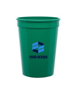Custom 12 Oz BPA-Free Promo Plastic Stadium Cup 