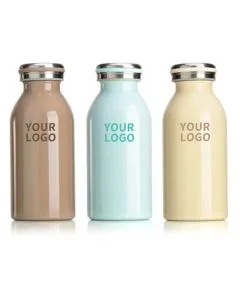 Custom 12oz Stainless Steel Water Bottle Mini Insulated Outdoor Travel Milk Bottle Thermos