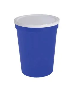 Custom 16 Oz.  BPA-Free Stadium Cup with Secure No-Hole Cover for Snacks & Giveaways
