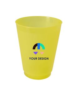 Custom 16 Oz. Reusable Frosted Flex Stadium Cup for Special Occasions