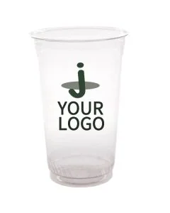 Custom 20oz. Plastic Translucent Cups Coffee Cup Disposable Tall Tumblers for Cold Drinks