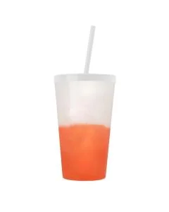 Custom 22 Oz. Color-Changing Eco-Friendly Straw Tumbler for Hydration on the Go