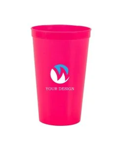 Custom 22 Oz BPA-Free Smooth Stadium Cups