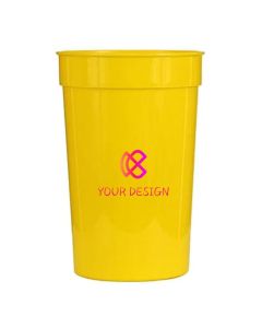 Custom 22 Oz Durable Smooth Stadium Cup Ideal for Business Promotions