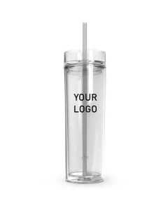 Custom 22oz BPA Free Plastic Cups Transparent Water Cup Clear Juice Tall Tumblers