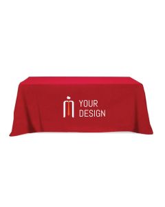 Custom 3 Sided 8 Foot Polyester Table Cover