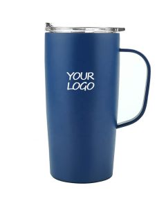 Custom 600ml Vacuum Coffee Cup Double Wall Stainless Steel Mug Tumbler with Handle
