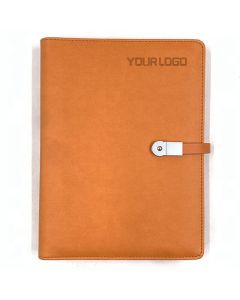 Custom A5 Functional Journal 6 Ring Binder Refillable Notebook With Magnet Buckle PU Leather Cover