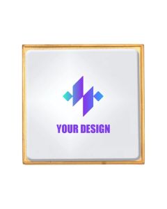 Custom Aluminum Square Lapel Pins for Promotional Events and Branding