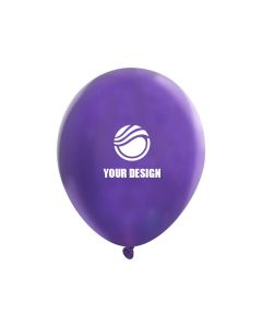 Custom Biodegradable 11" Metallic Latex Balloons