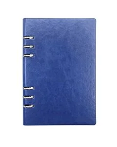 Custom B5 Refillable Notebook 6 Ring Binder Loose Leaf Note Book with Leather Cover for School Office
