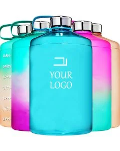 Custom Bpa Free Clear Drinking Bottle Wholesale Extra Large Plastic Sports Water Bottle
