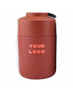 Custom Breakfast Container Food-grade Stainless Steel Flask Vacuum Insulation Food Can with Spoon and Bowl