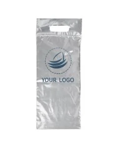 Custom Clear Plastic Packing Bag 8W x 18H Reusable Waterproof Storage Shopping Bags