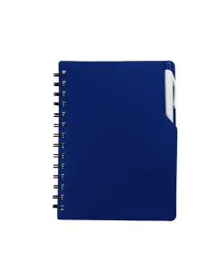 Custom Colorful Spiral Notebook with Matching Pen Set for Students & Office 