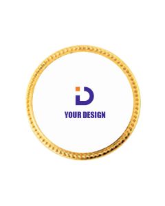 Custom Decorative Border Lapel Pin Perfect for Non-Profit Promotions