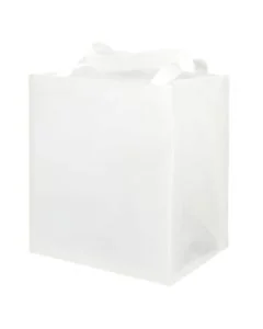 Custom Double Laminated Wipeable Grocery Tote Bag - Durable & Hygienic 10"x13"x15"