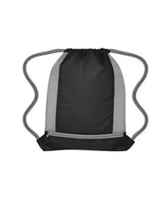 Custom Durable Flip Side Drawstring Sports Bag 17.25"H x 13" W