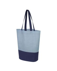 Custom Durable Herringbone Non-Woven Tote Bag 16"H x 15"W
