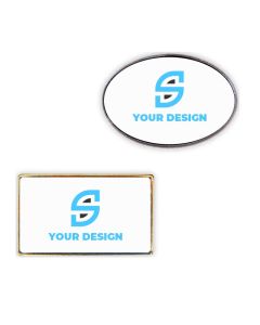 Custom Durable Metal Lapel Pin with Epoxy Dome