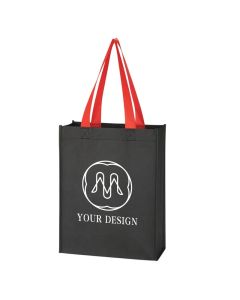 Custom Durable Non-Woven Mini Tote Bag 12" H x 9.5" W x 4.5" D