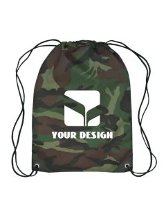 Custom Durable Nylon Camouflage Small Hit Sports Pack 18"H x 14" W