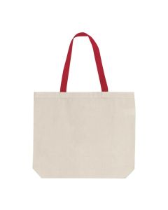 Custom Eco-Friendly Cotton Shoulder Tote Bag 16.5" W x 14.5" H