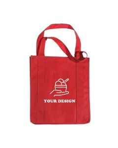Custom Eco-Friendly Grocery Non-Woven Tote Bag 14.75" H x 13" W
