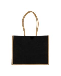Custom Eco-Friendly Jute Tote Bag 14"H x 18" W x 5.5"D