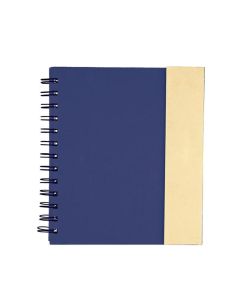 Custom Eco-friendly Lock-it Spiral Notebook with Sticky Notes and Pen