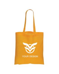 Custom Eco-Friendly Non-Woven Economy Tote 16"H x 15" W