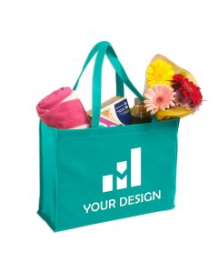Custom Eco-Friendly Non-Woven Shopping Tote Bag 12" H x 16" W
