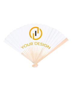 Custom Eco-Friendly Oriental Folding Fans 9"x15" Perfect for Events