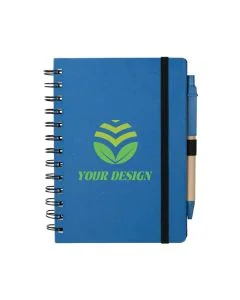 Custom Eco-friendly Venture Junior Notebook and Pen