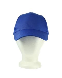 Custom Econo Polyester Caps with 5-Panel Design and Adjustable Velcro Closure
