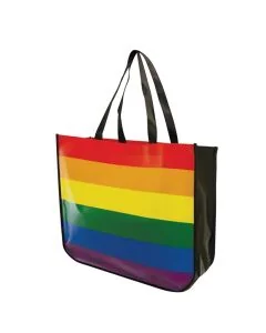 Custom Extra Large Recycled Non-Woven Shopping Tote Bag 14.5"H x 16.25" W