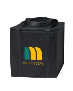 Custom Eye-catching Insulated Grocery Tote Bag by 13.5"H x 12.75" W x 9"D