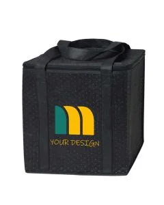 Custom Eye-catching Insulated Grocery Tote Bag by 13.5"H x 12.75" W x 9"D