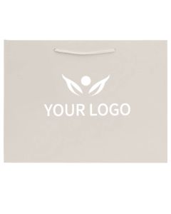 Custom Gloss Retail Euro Totes 16 x 12 inch Laminated Shopping Bags Paper Gift Bag