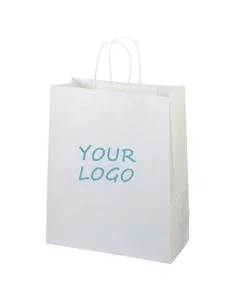 Custom Grocery Gift Bags Kraft Paper Bag Shopping Retail Tote