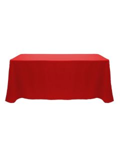 Custom Imprinted Flame Resistant 6 Foot Table Cover - 100% Polyester