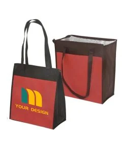 Custom Insulated Grocery Tote Bag with Foil Liner 14.5"H x 11.5" W